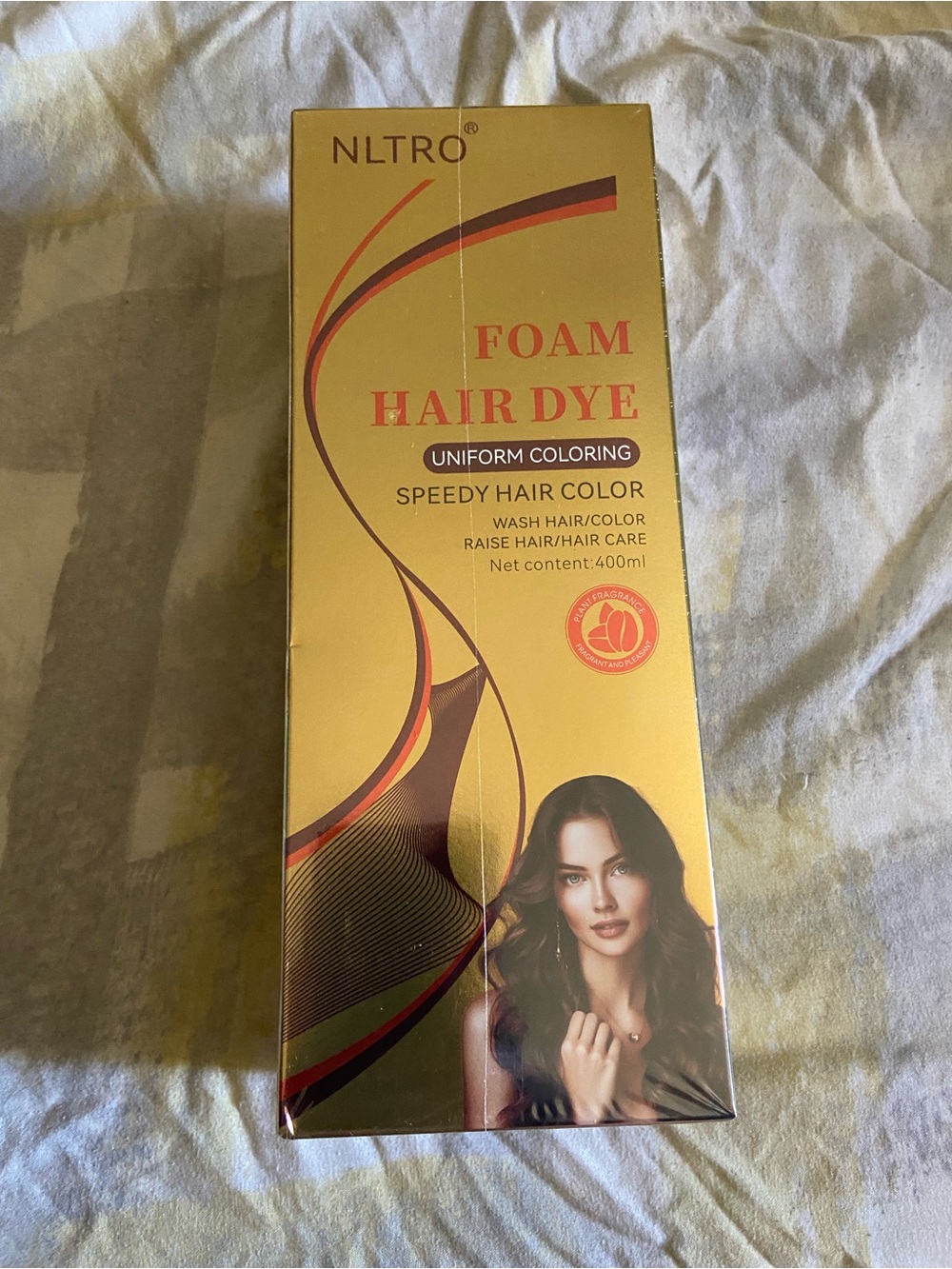 Foam Hair Dye Shampoo - Wine Red 400ml